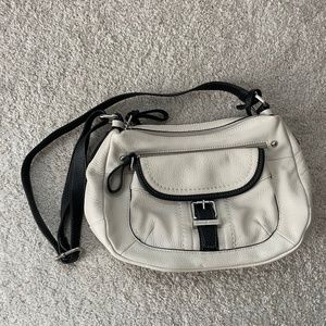 Eggshell white purse